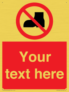 Custom No outdoor footwear